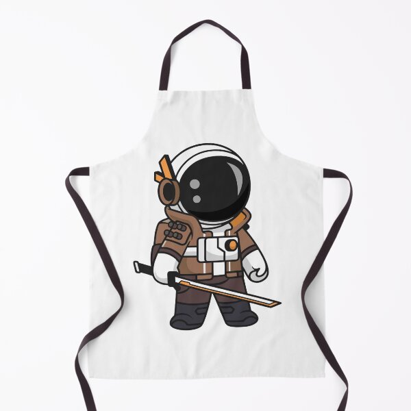 Item preview, Cyberpunk Astronaut with Sci-Fi Katana Sword Illustration designed and sold by Warwormm.