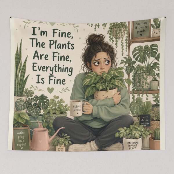Item preview, Crazy Plant Lady — Too Many Plants Funny Gift Sticker Hoodie Mug designed and sold by irfanshikh.