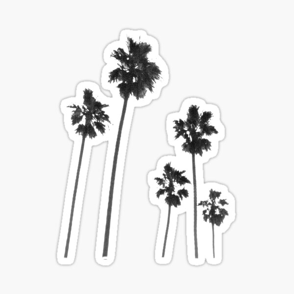 Planner Stickers  Palm Tree Doodles – White Deer Stationery