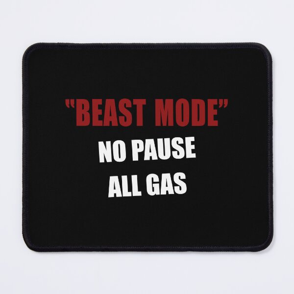 Item preview, Beast Mode (Clean+White+Red) designed and sold by Pencil & Pixel.