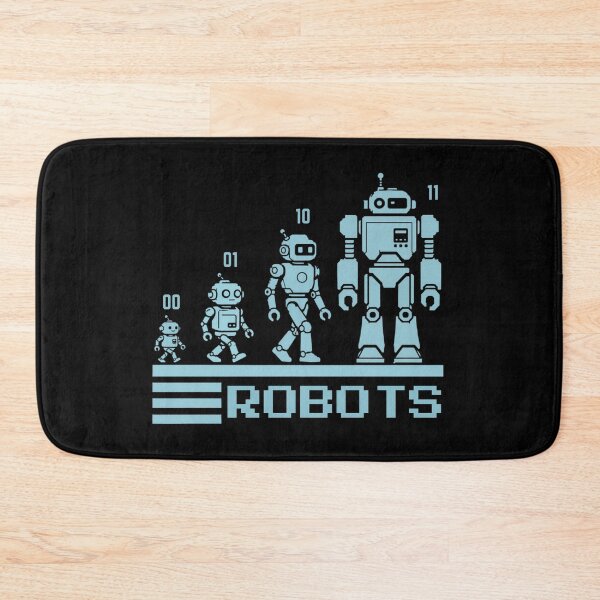 Item preview, 01 10 11 Binary Code Robots Coder Software Engineer designed and sold by SchlossInspire.