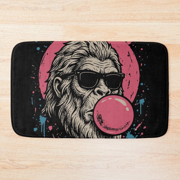 Item preview, Sasquatch Blows His Bubblegum - Bigfoot designed and sold by RaceDayRags.