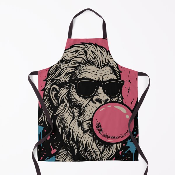 Item preview, Sasquatch Blows His Bubblegum - Bigfoot designed and sold by RaceDayRags.