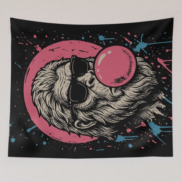Item preview, Sasquatch Blows His Bubblegum - Bigfoot designed and sold by RaceDayRags.