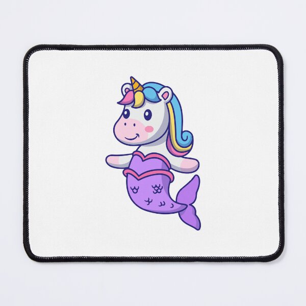Item preview, Cute Magic Unicorn Mermaid Chibi Illustration designed and sold by Warwormm.
