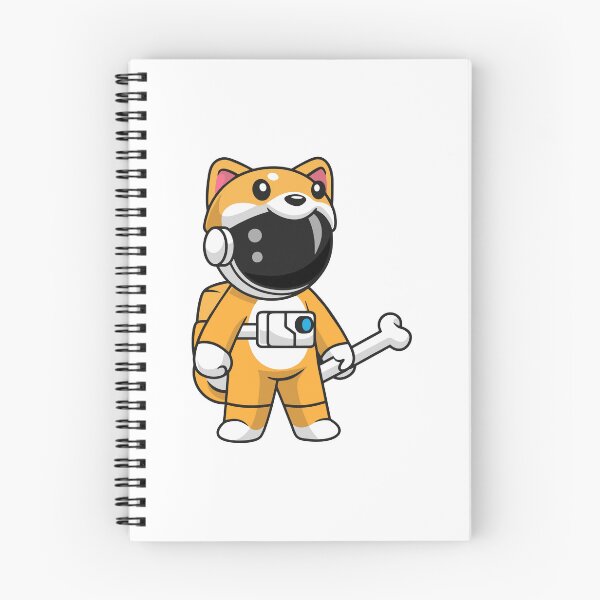 Item preview, Cute Dog Costume Astronaut Holding Space Bone Illustration designed and sold by Warwormm.