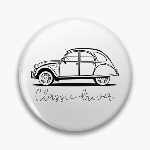 Item preview, Classic Driver Vintage Car Line Art – Retro European Icon Minimal Design designed and sold by ArcticFoxStudio.