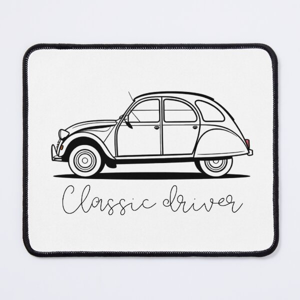Item preview, Classic Driver Vintage Car Line Art – Retro European Icon Minimal Design designed and sold by ArcticFoxStudio.