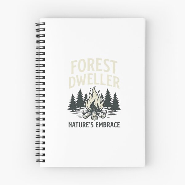 Item preview, Forest Dweller Retro Campfire Graphic Tee designed and sold by GiggleInkTees.