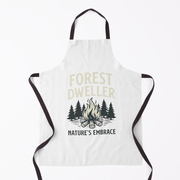 Item preview, Forest Dweller Retro Campfire Graphic Tee designed and sold by GiggleInkTees.