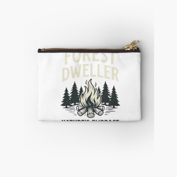 Item preview, Forest Dweller Retro Campfire Graphic Tee designed and sold by GiggleInkTees.
