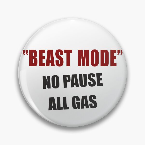 Item preview, Beast Mode (Clean+Black+Red) designed and sold by Pencil & Pixel.
