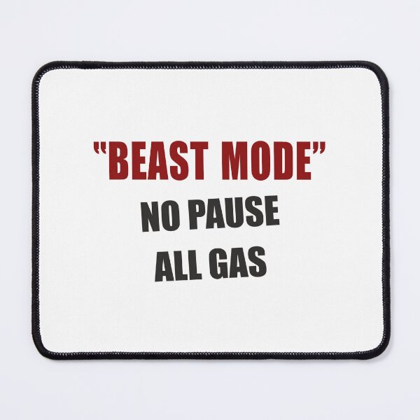 Item preview, Beast Mode (Clean+Black+Red) designed and sold by Pencil & Pixel.