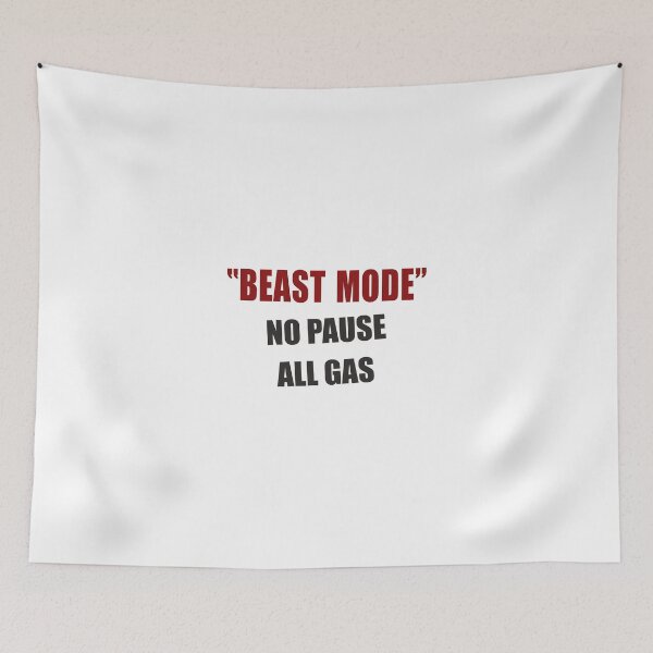 Item preview, Beast Mode (Clean+Black+Red) designed and sold by Pencil & Pixel.