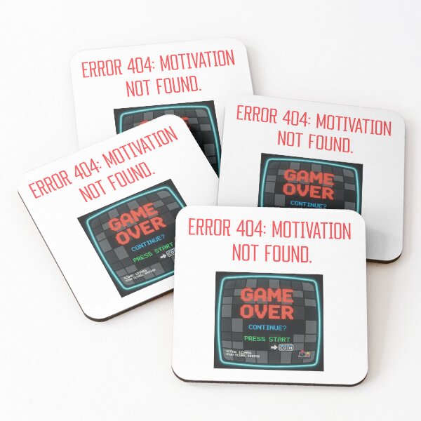 Item preview, Error 404: Motivation  not found. designed and sold by Creative jiffy.