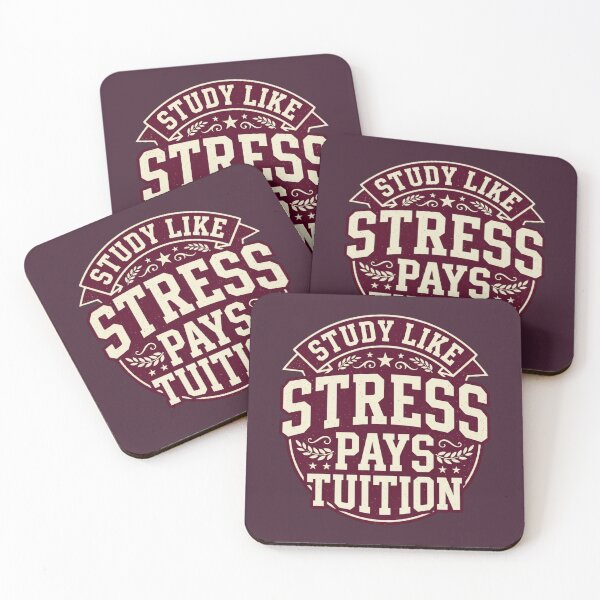 Item preview, Study Like Stress Pays Tuition Funny Student designed and sold by Amr Darwish Graphic designer.