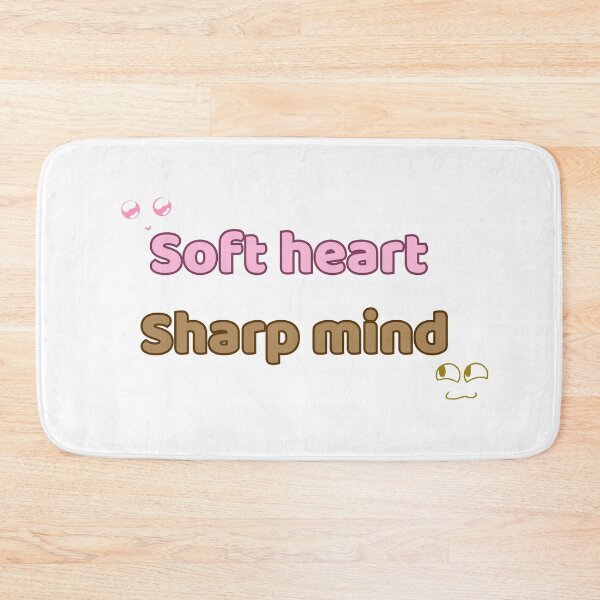Item preview, Soft Heart Sharp Mind Cute Minimalist Mental Wellness designed and sold by Rehnair.