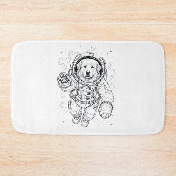 Item preview, Vintage Great Pyrenees Astronaut Dog Dad Mom Lover designed and sold by TerryConnells.