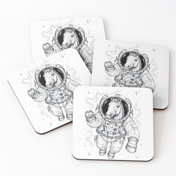 Artikelvorschau, Vintage-Pferde-Astronauten-Tierliebhaber entworfen und verkauft von TerryConnells.