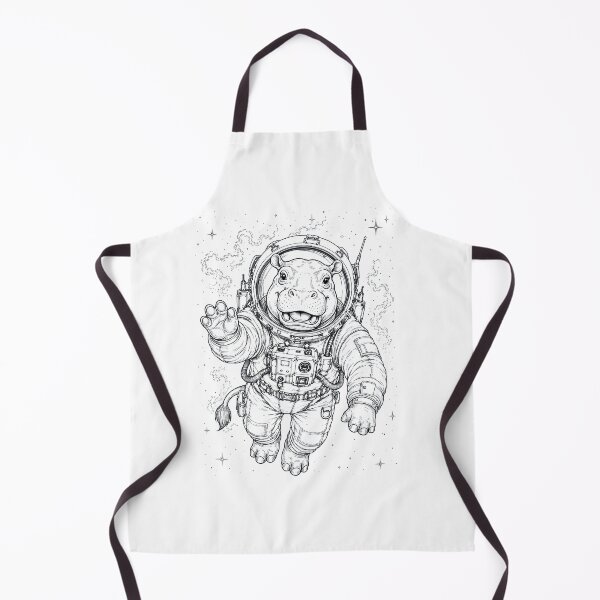 Item preview, Vintage Hippo Astronaut Animal Lover designed and sold by TerryConnells.
