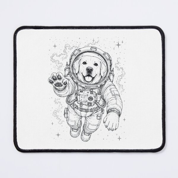 Item preview, Vintage Labrador Retriever Astronaut Dog Dad Mom Lover designed and sold by TerryConnells.