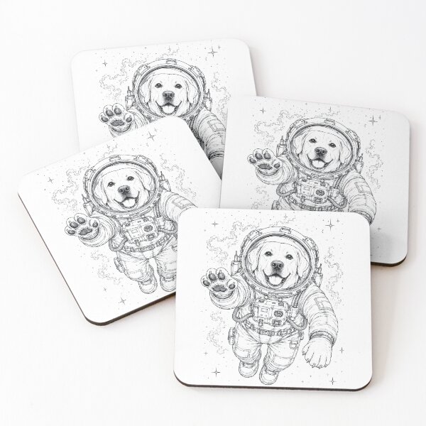 Item preview, Vintage Labrador Retriever Astronaut Dog Dad Mom Lover designed and sold by TerryConnells.