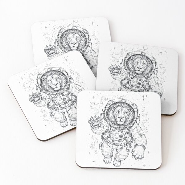 Item preview, Vintage Lion Astronaut Animal Lover designed and sold by TerryConnells.