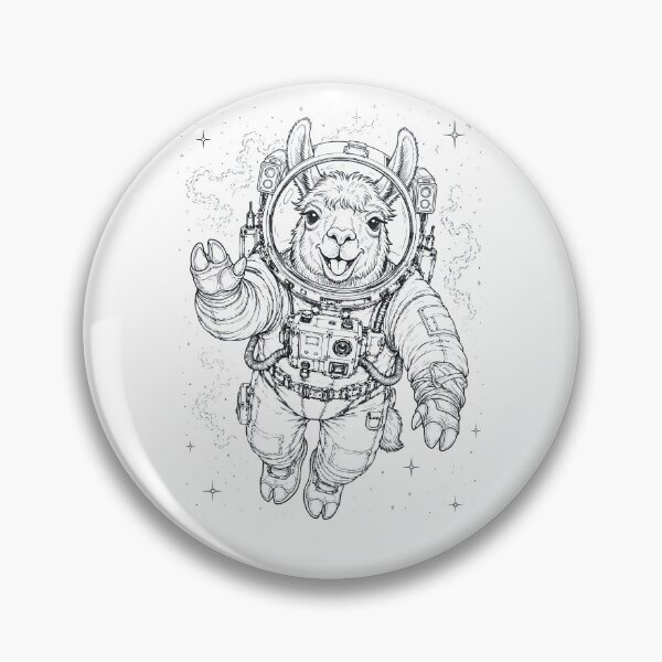 Item preview, Vintage Llama Astronaut Animal Lover designed and sold by TerryConnells.