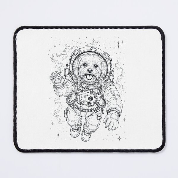 Item preview, Vintage Maltese Astronaut Dog Dad Mom Lover designed and sold by TerryConnells.