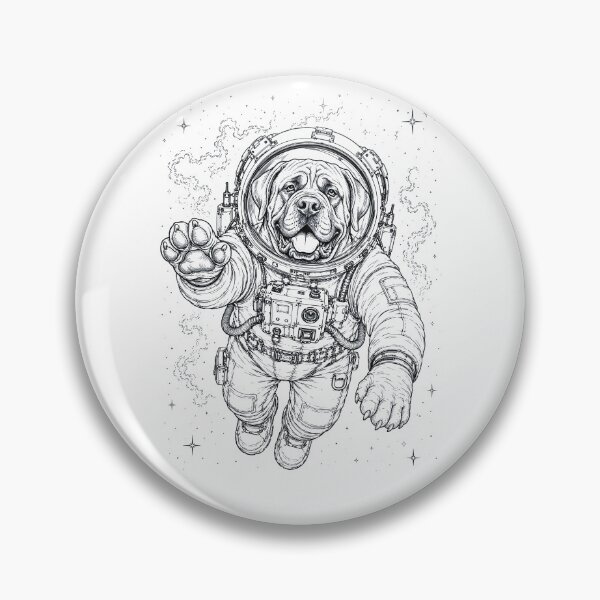 Item preview, Vintage Mastiff Astronaut Dog Dad Mom Lover designed and sold by TerryConnells.