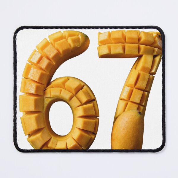 Item preview, 67 Number Mango Fruit Style 3D Digital Art designed and sold by CREATIVO STUDIO.