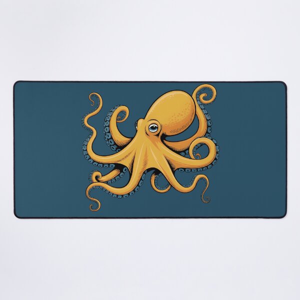 Item preview, Funny Yellow Octopus Sticker - Retro Comic Book Sea Creature T-Shirt, Bold Pop Art Kraken Graphic designed and sold by ZyxDes.
