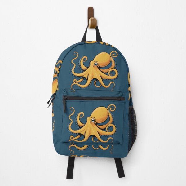 Item preview, Funny Yellow Octopus Sticker - Retro Comic Book Sea Creature T-Shirt, Bold Pop Art Kraken Graphic designed and sold by ZyxDes.