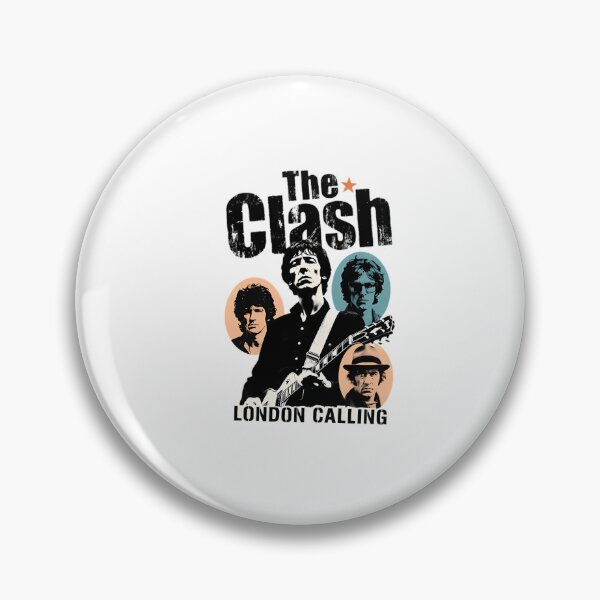 Item preview, London Calling The Clash Vintage Punk Rock Art designed and sold by memoryweaverart.