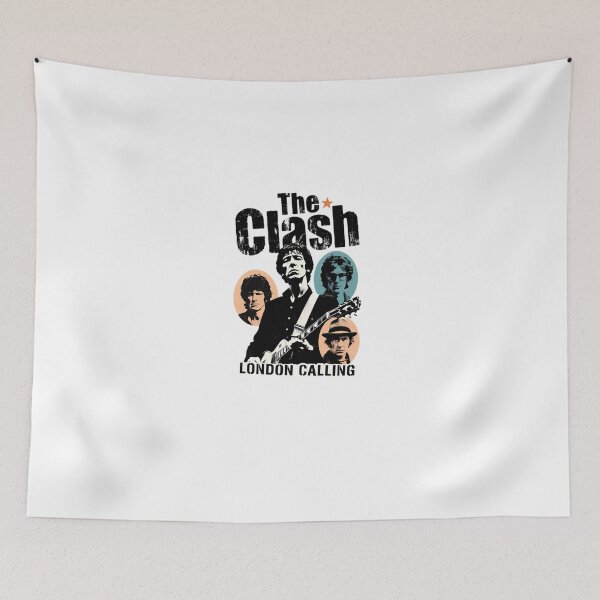 Item preview, London Calling The Clash Vintage Punk Rock Art designed and sold by memoryweaverart.
