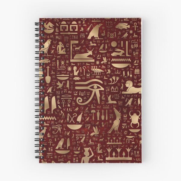Item preview, Ancient Egyptian Hieroglyphs Wall - Retro Papyrus Gods Pattern designed and sold by GulfSignature.