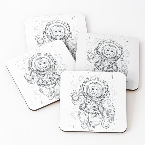 Item preview, Vintage Monkey Astronaut Animal Lover designed and sold by TerryConnells.