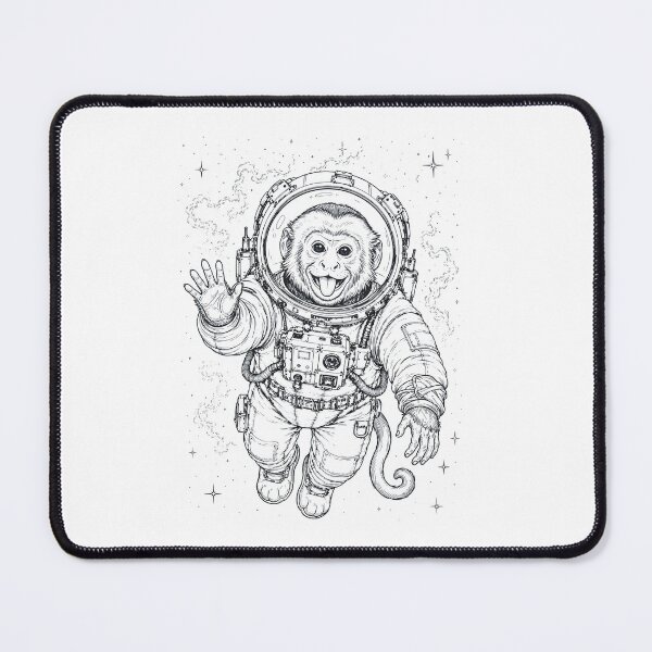 Item preview, Vintage Monkey Astronaut Animal Lover designed and sold by TerryConnells.