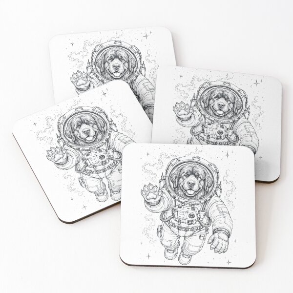 Item preview, Vintage Newfoundland Astronaut Dog Dad Mom Lover designed and sold by TerryConnells.