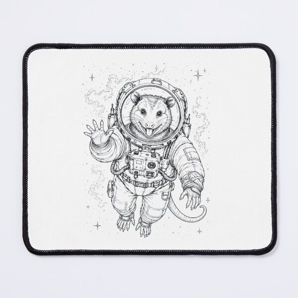 Item preview, Vintage Opossum Astronaut Animal Lover designed and sold by TerryConnells.