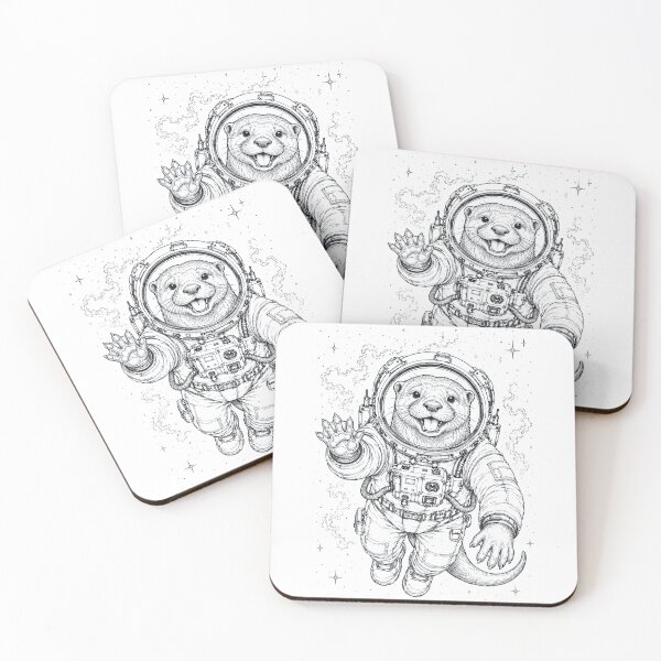 Item preview, Vintage Otter Astronaut Animal Lover designed and sold by TerryConnells.