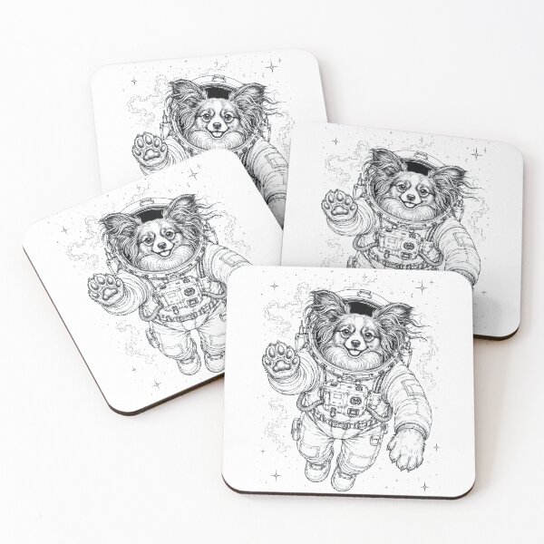 Item preview, Vintage Papillon Astronaut Dog Dad Mom Lover designed and sold by TerryConnells.