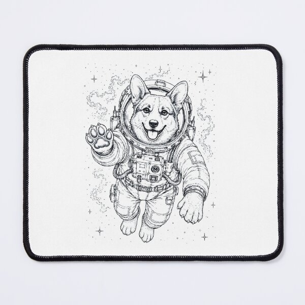 Item preview, Vintage Pembroke Welsh Corgi Astronaut Dog Dad Mom Lover designed and sold by TerryConnells.