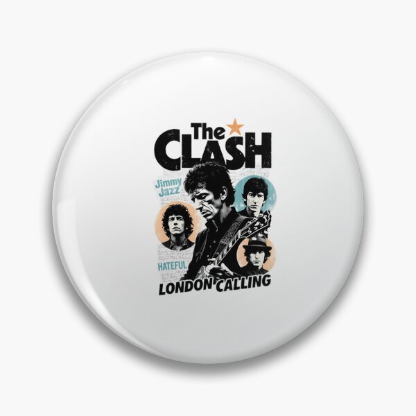 Item preview,  Retro The Clash London Calling Music Design designed and sold by memoryweaverart.