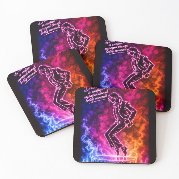 Item preview, Michael Jackson Neon tribute with Quote designed and sold by LuluLeb.