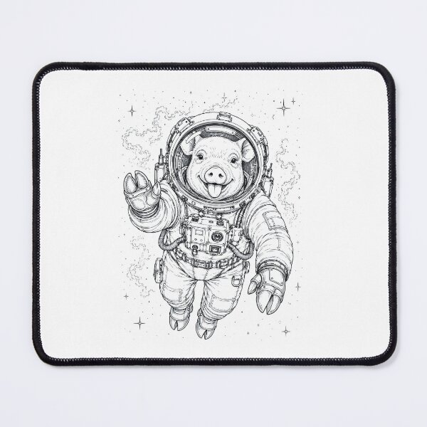 Artikelvorschau, Vintage-Schwein-Astronaut-Tierliebhaber entworfen und verkauft von TerryConnells.