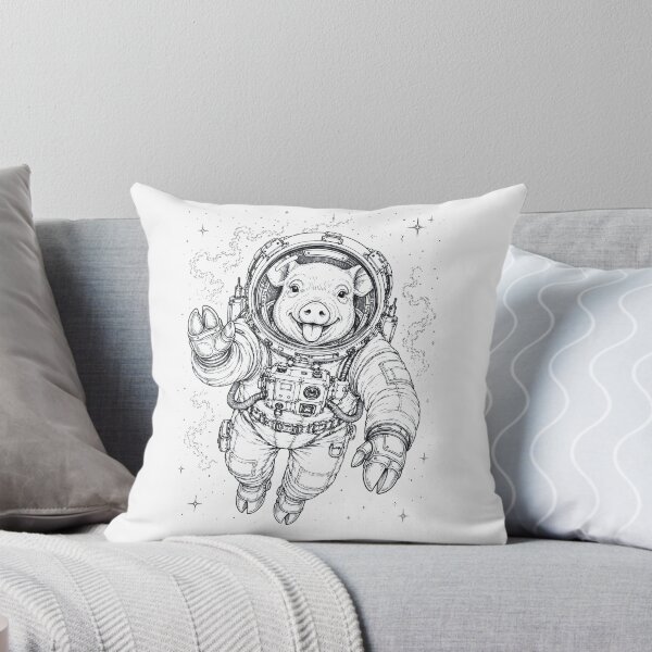 Artikelvorschau, Vintage-Schwein-Astronaut-Tierliebhaber entworfen und verkauft von TerryConnells.