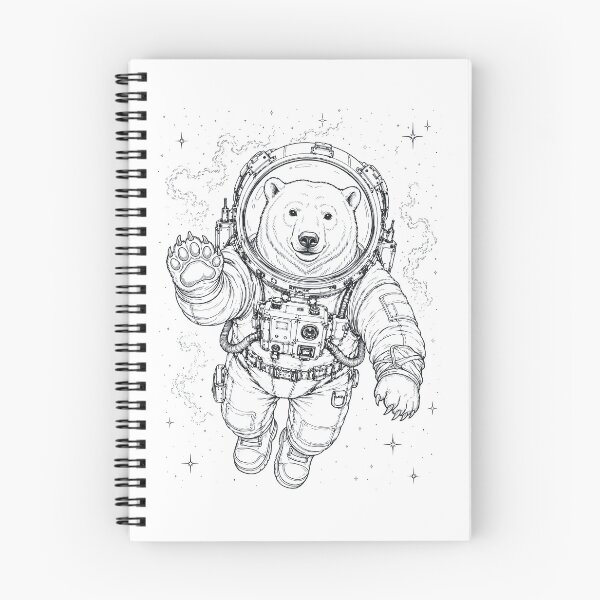 Item preview, Vintage Polar Bear Astronaut Animal Lover designed and sold by TerryConnells.