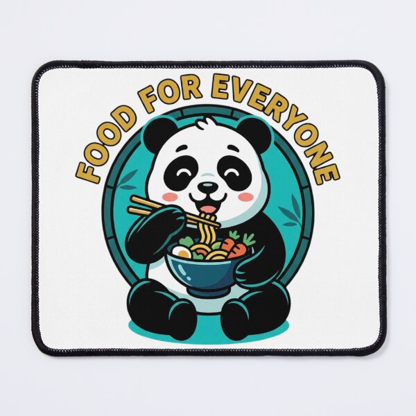 Item preview, Food For Everyone Panda Ramen Shirt Cute Panda Foodie Gift World Food Day Noodle Tee designed and sold by Sky-bully.