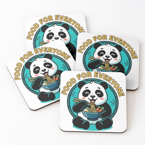 Item preview, Food For Everyone Panda Ramen Shirt Cute Panda Foodie Gift World Food Day Noodle Tee designed and sold by Sky-bully.
